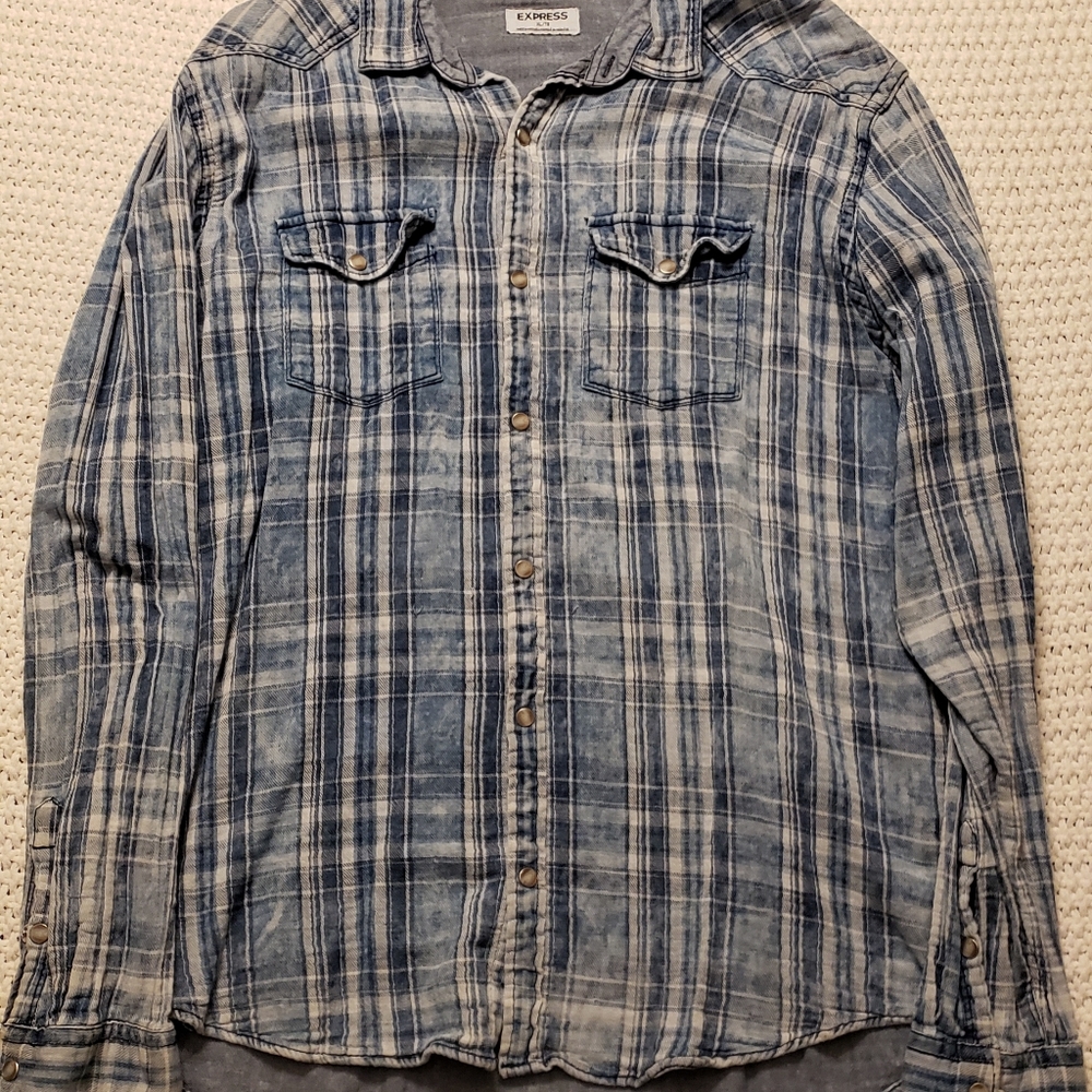 Express Mens Button Down Shirt